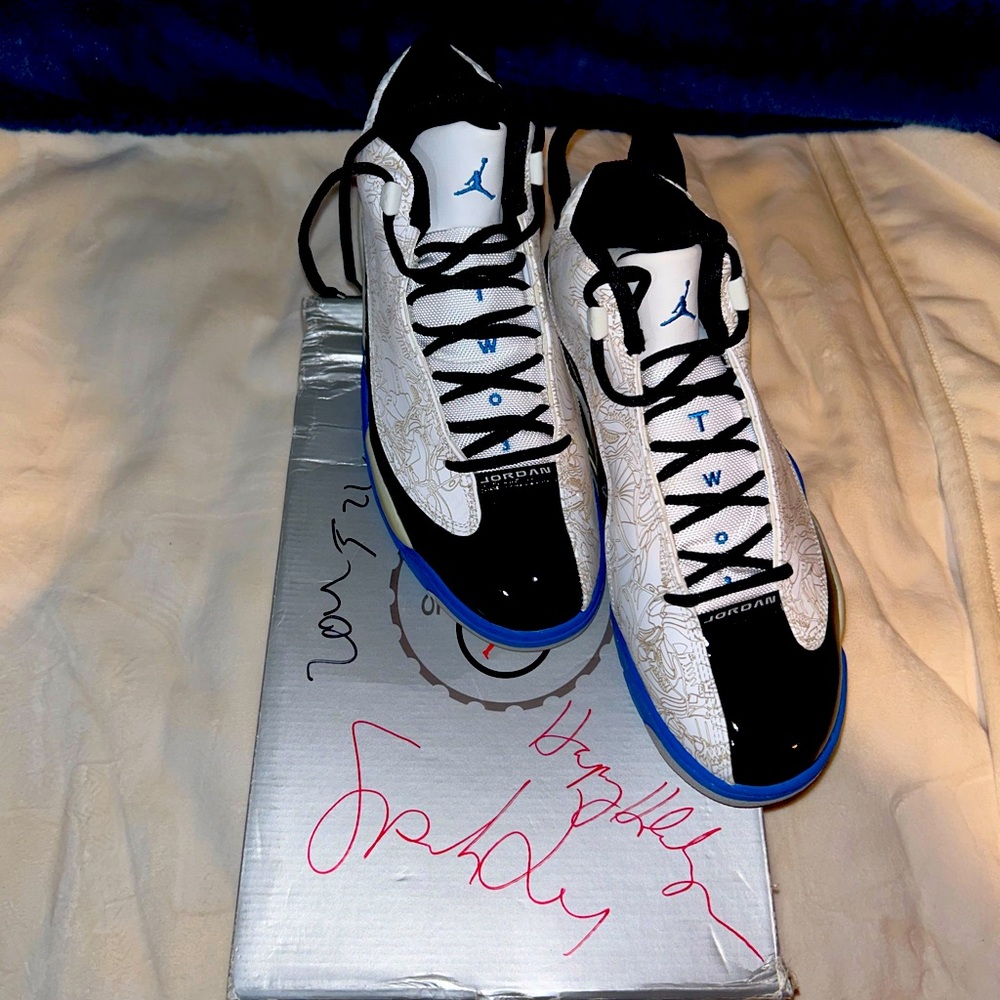 Jordan Dub-Zero (2005) Photo-Blue: Spike Lee Autographed Box